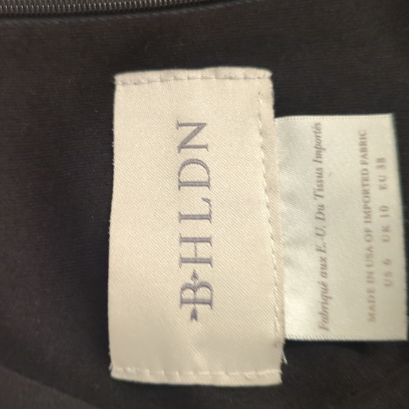 BHLDN Marceau High Low Black Gown - Picture 3 of 3